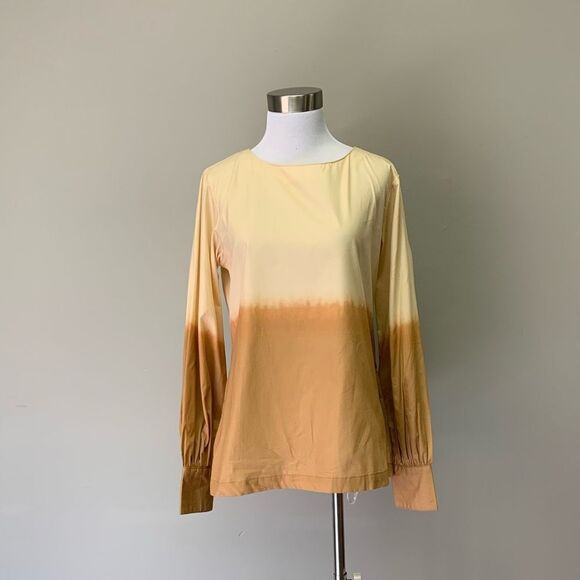 Anthropologie Dorothea Dip-Dyed Blouse NWT - Picture 2 of 4